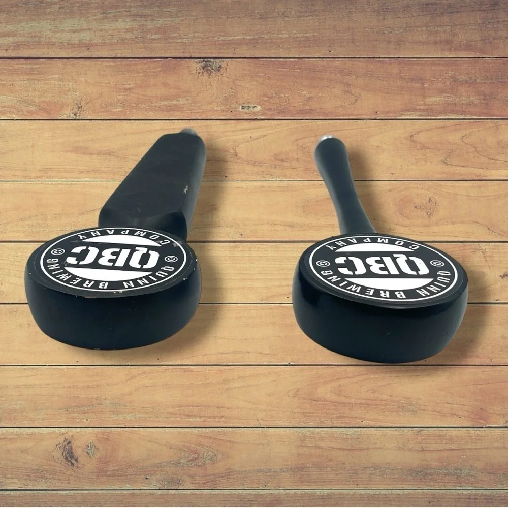 Quinn Brewing Company North Huntingdon, Pa Breweriana Set of 2 Beer Taps